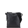 Prada Triangle Logo Leather Shoulder Bag