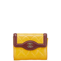 Chanel Coco Mark Matelassé Lambskin Coin Case Card Case