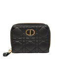 Dior Caro Scarlet Wallet Leather Wallet