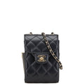 Chanel Coco Mark Matelasse Lambskin Shoulder Bag