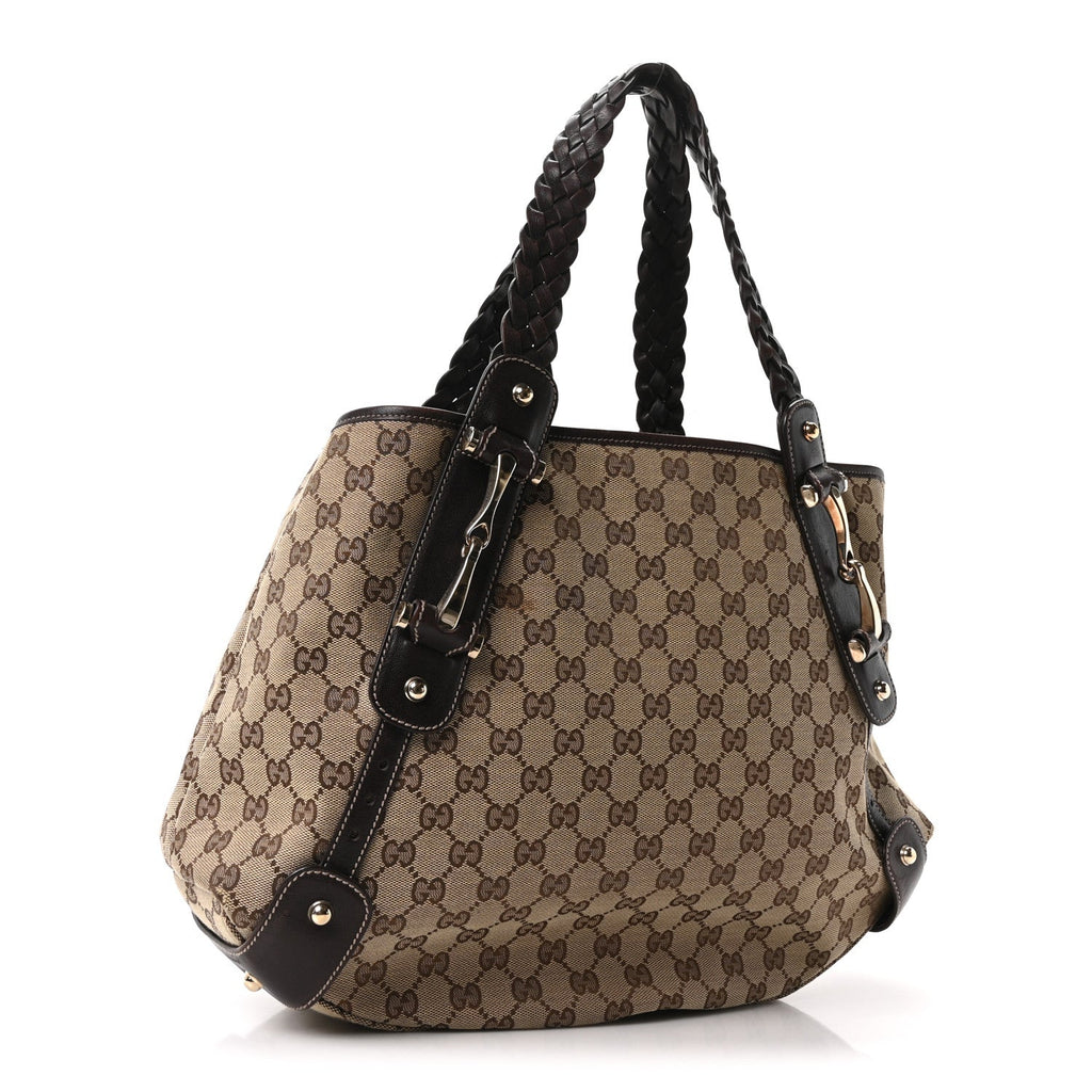 Monogram Medium Pelham Shoulder Bag Dark Brown