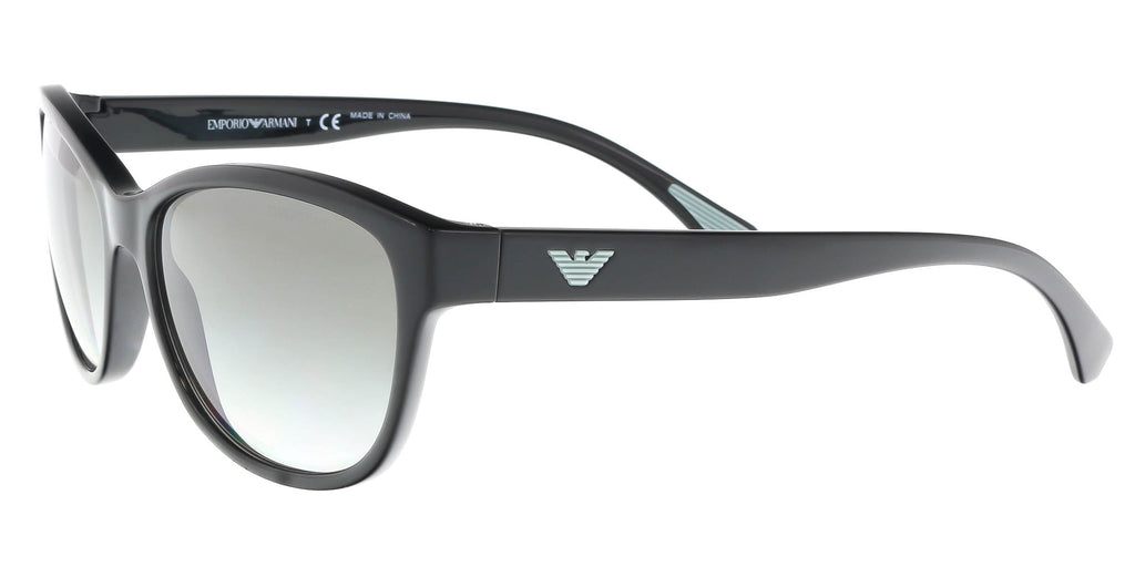 Emporio Armani Black Oval EA4080 50178E Sunglasses