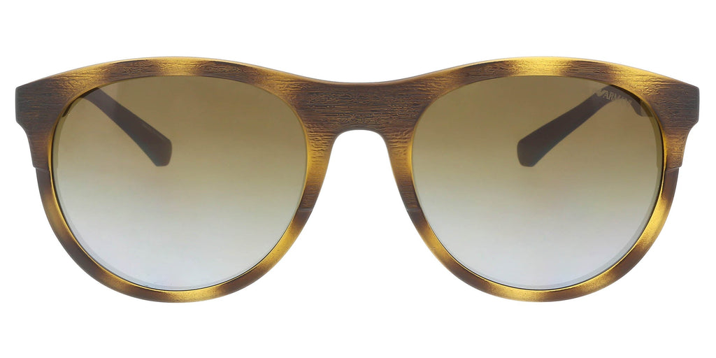 Emporio Armani Havana/Silver Round EA4084 5089T5 Sunglasses