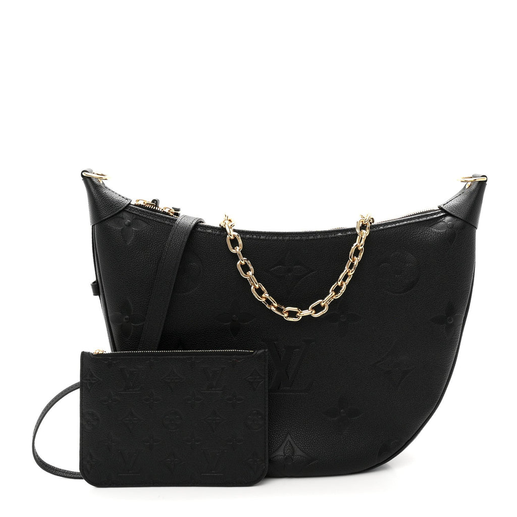 Empreinte Monogram Giant Loop Hobo Black