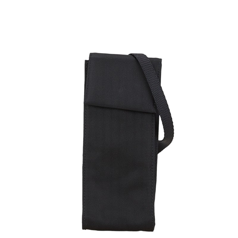 Prada Triangle Logo Plate Nylon Shoulder Bag
