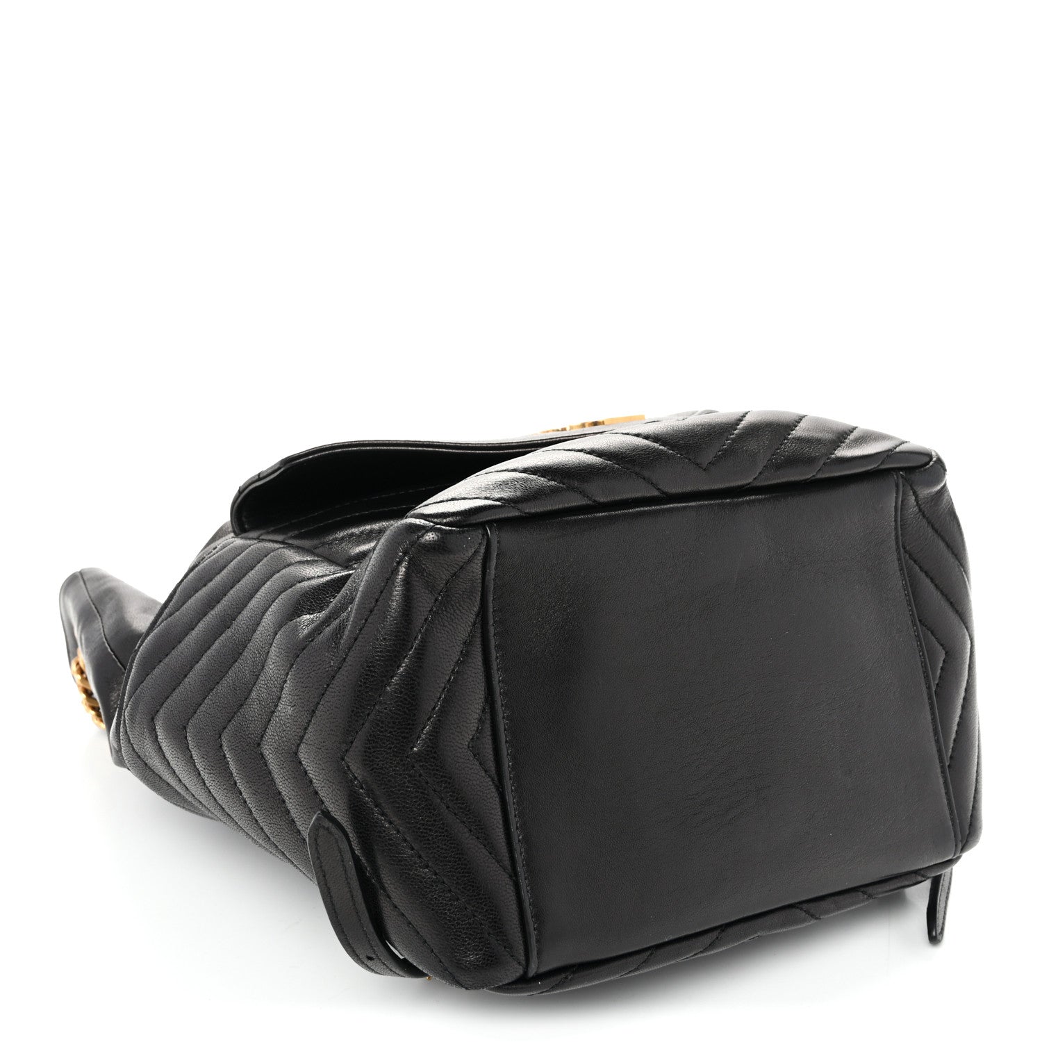 Lambskin Matelasse Monogram Joe Backpack Black