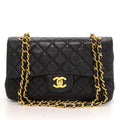 Chanel Double Flap Quilted Leather Bag