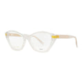 Marc Jacobs Eyeglasses Cat Eye Full Rim, Shiny Nude Frame and Clear Demo Lenses Lens MJ10860FWM00