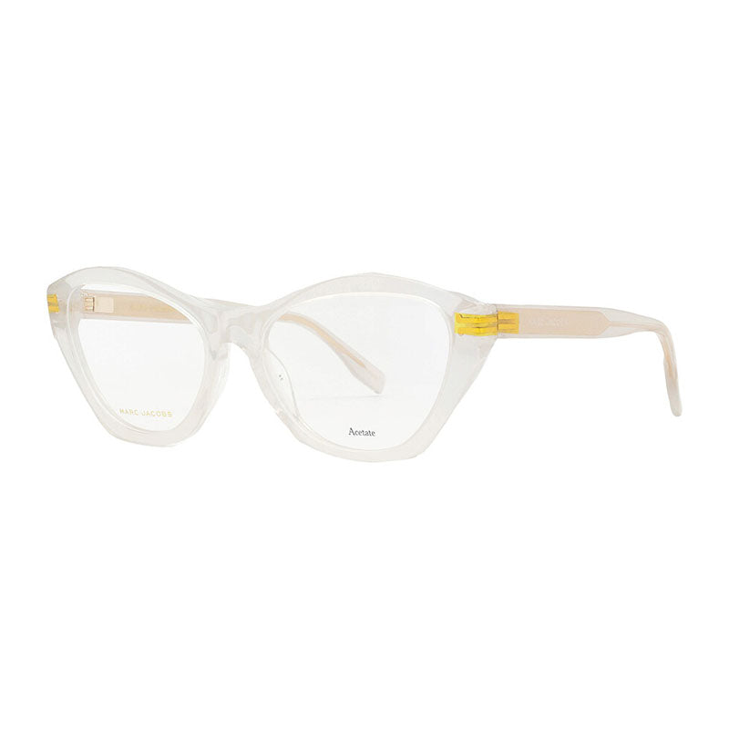 Marc Jacobs Eyeglasses Cat Eye Full Rim, Shiny Nude Frame and Clear Demo Lenses Lens MJ10860FWM00