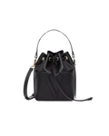 Valentino Garavani Vlogo Walk Bucket Bag Leather Black Leather Bag (Authentic  )
