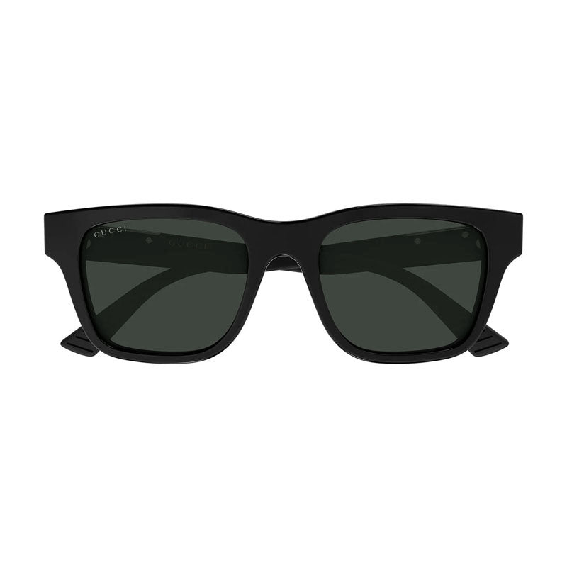 Gucci Sunglasses Square Full Rim, Black Frame and Grey Lens GG2089S001