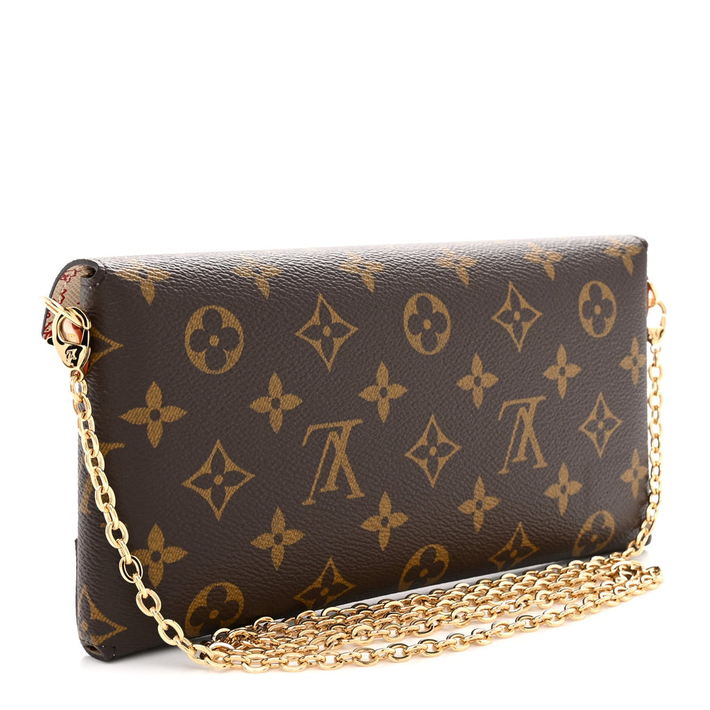 Monogram Grace Coddington Kirigami Organizer On Chain Beige