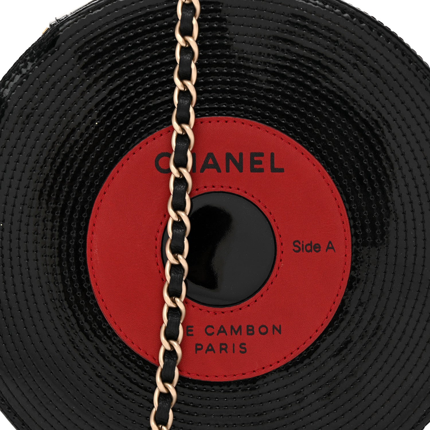 Patent Vinyl Record Clutch Black