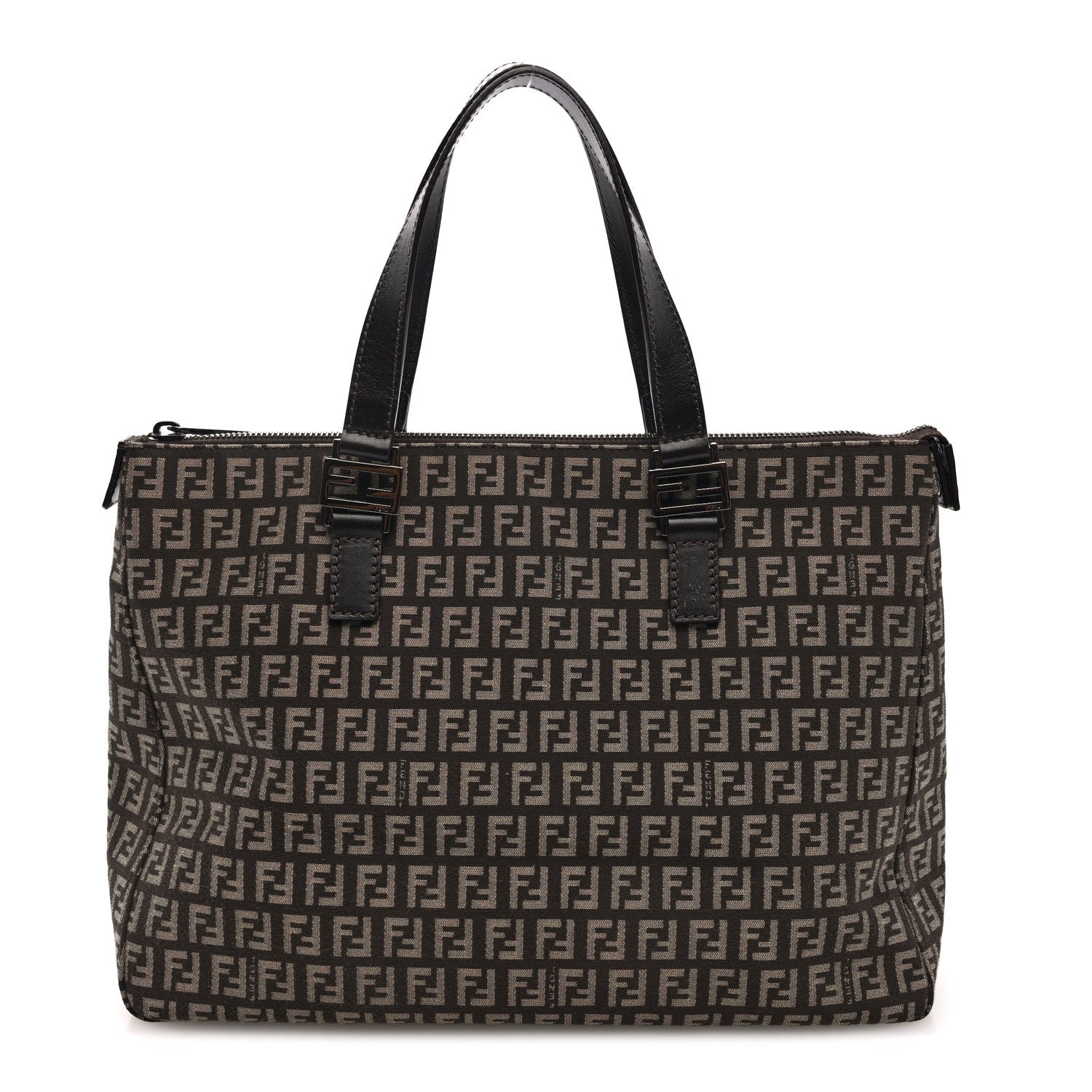 Zucchino Vitello Roll Tote Tobacco