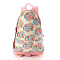 X THE NORTH FACE Econyl Nylon Medium Backpack Ivory Turquoise Wild Rose