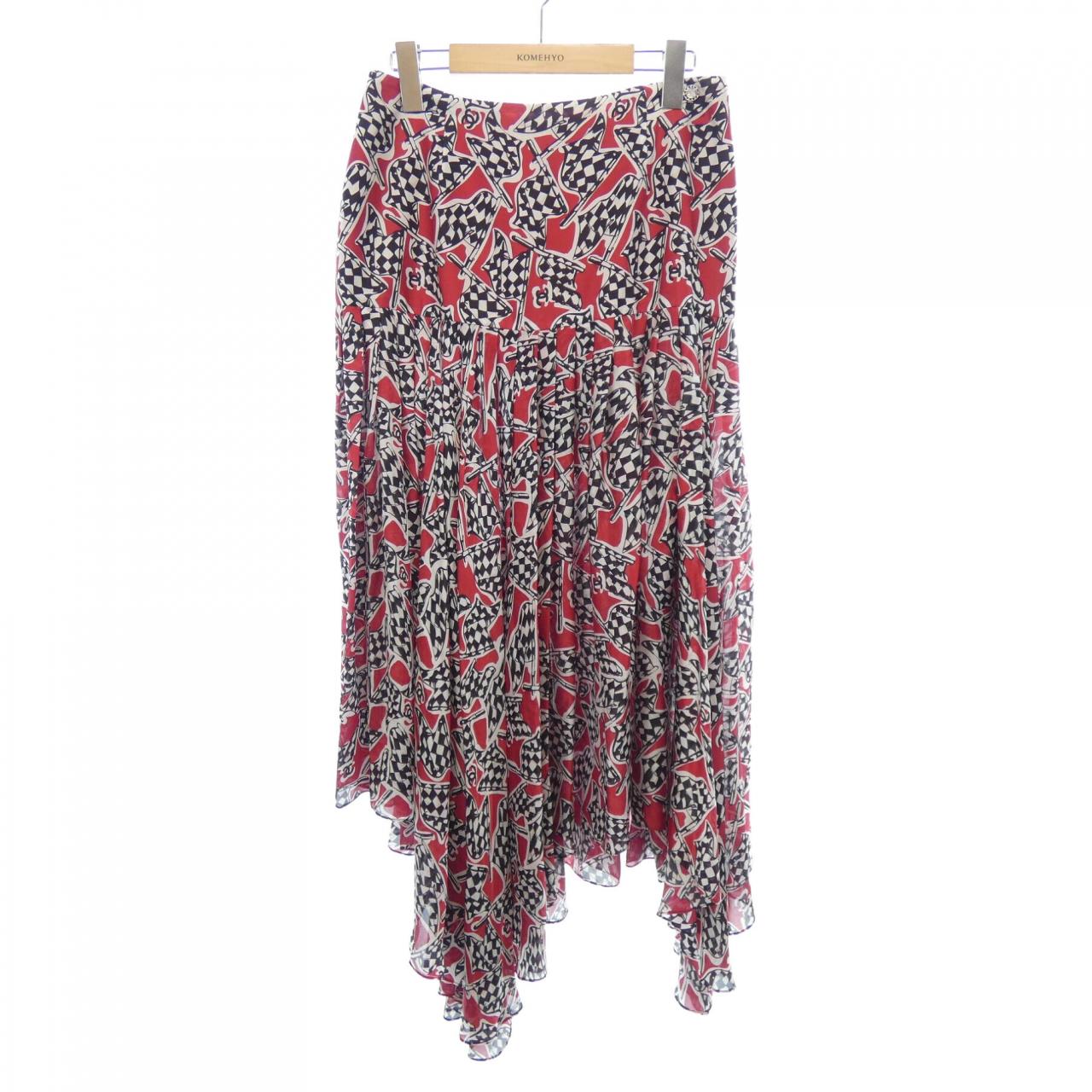 Chanel Silk Skirt