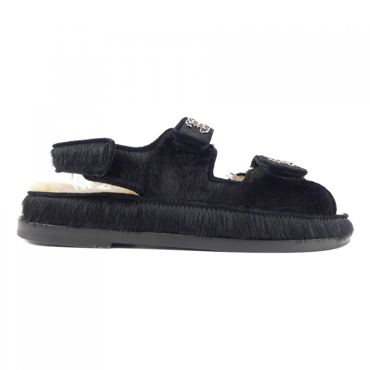 Chanel G35927Y56034 Harako/Calfskin & Suede Calfskin Sandals