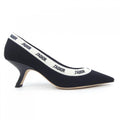 Christian Dior KDP549ECF Embroidery Fabric Pumps
