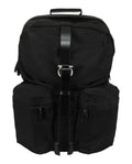 Ferragamo Mens Nylon Gancini Technical Backpack