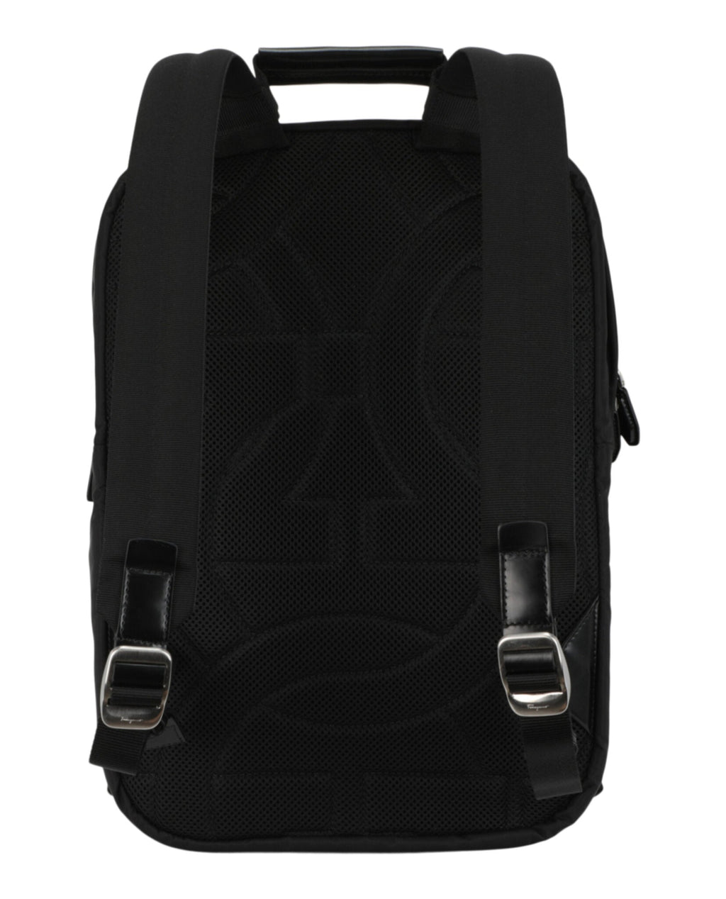 Ferragamo Mens Nylon Gancini Technical Backpack