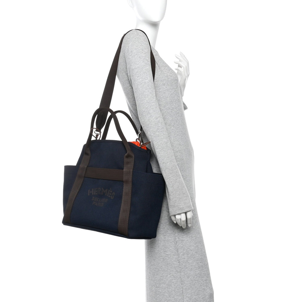 Canvas The Grooming Bag Bleu Navy Feu