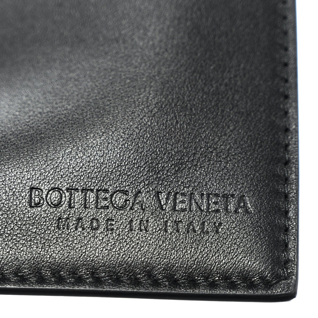 Calfskin Intrecciato Pinacoteca Reversible Tote Black Fondant