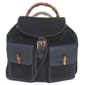 Gucci Bamboo Line Suede Leather Backpack