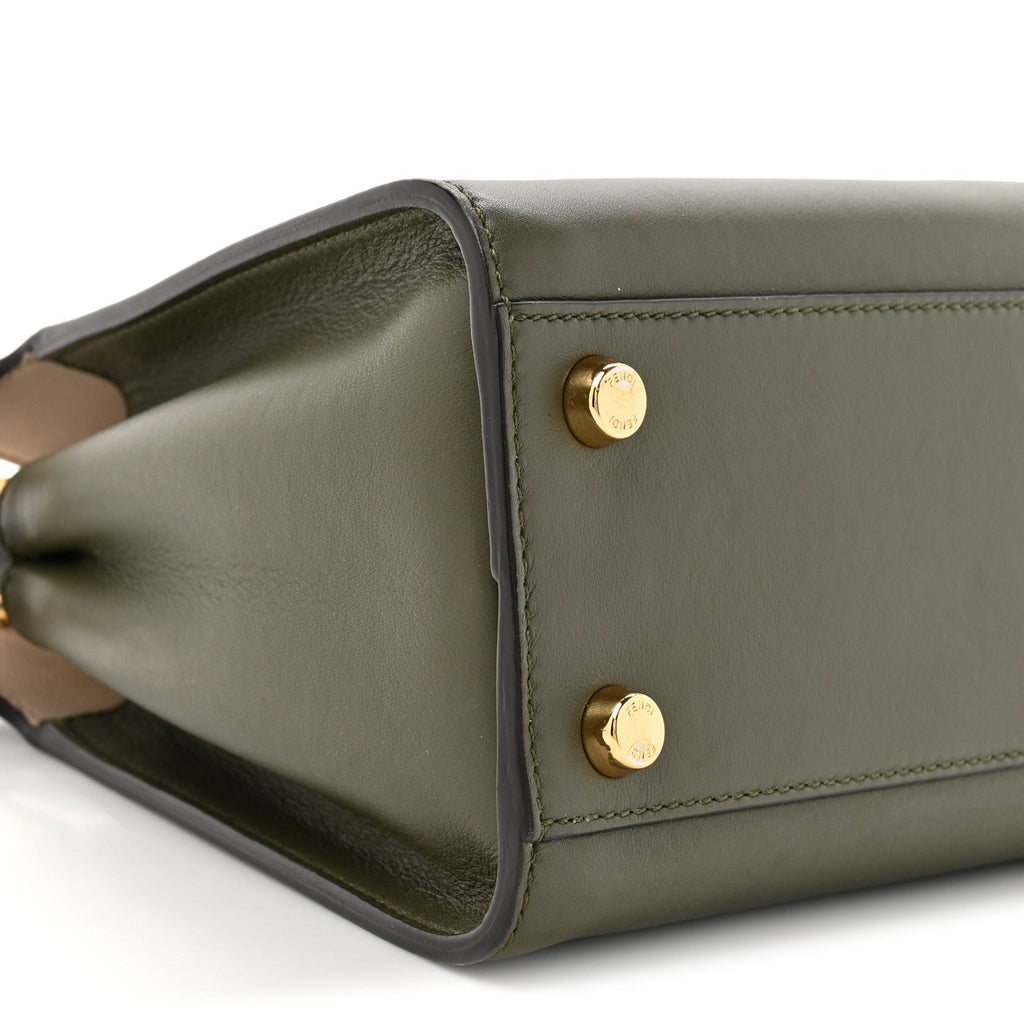 Vitello Tahiti Burro Medium Peekaboo Iconic Essentially Satchel Asparago Camelia