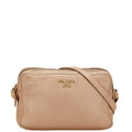 Prada Official Name Leather Shoulder Bag