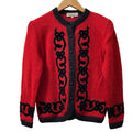 Christian Dior Piping Wool Cardigan