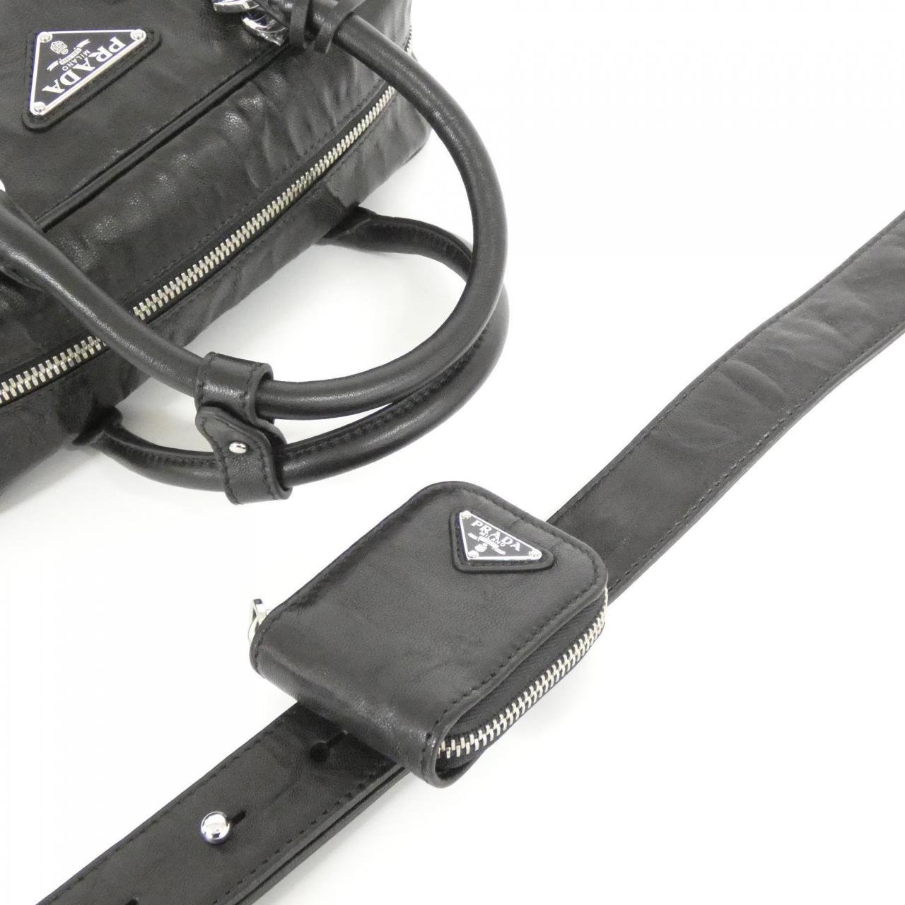 Prada 1BB098 Nappa Antique Shoulder Bag