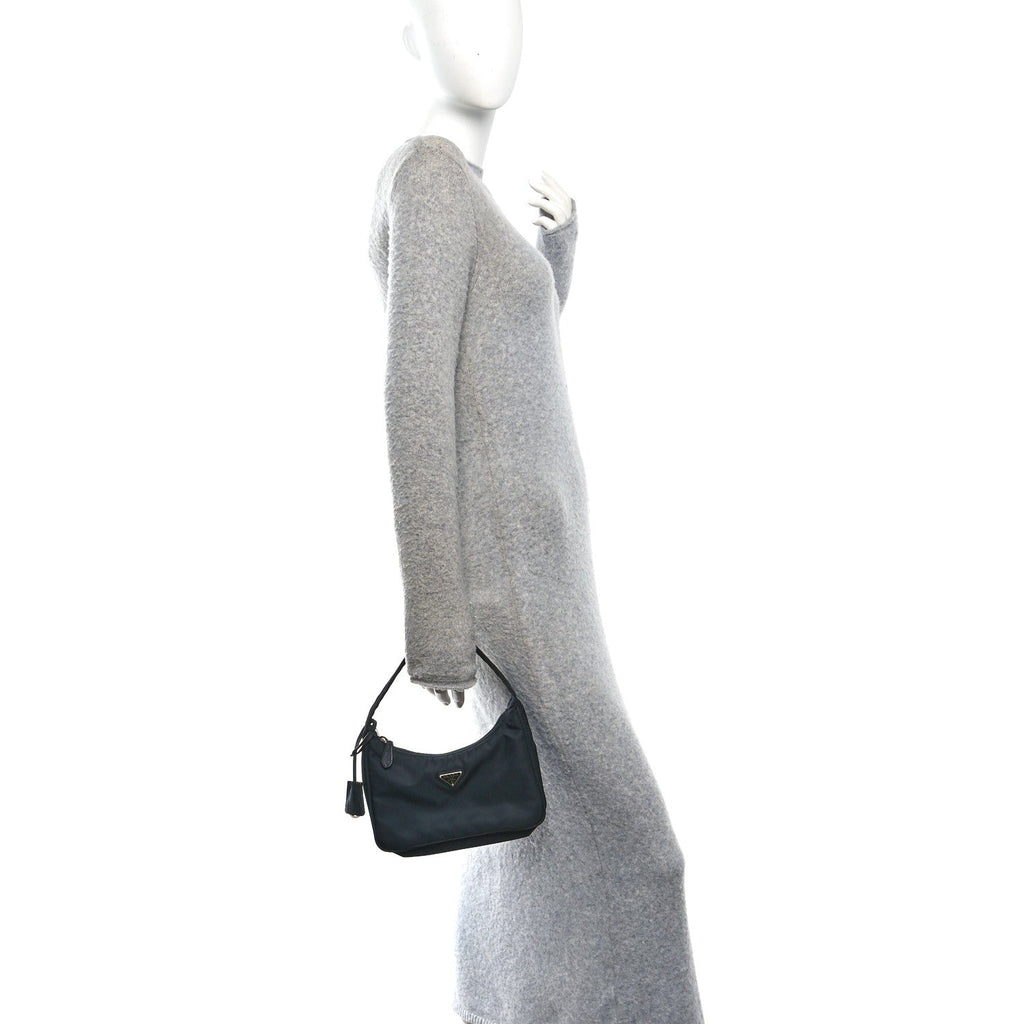 Tessuto Nylon Mini Re-Edition 2000 Bag Black