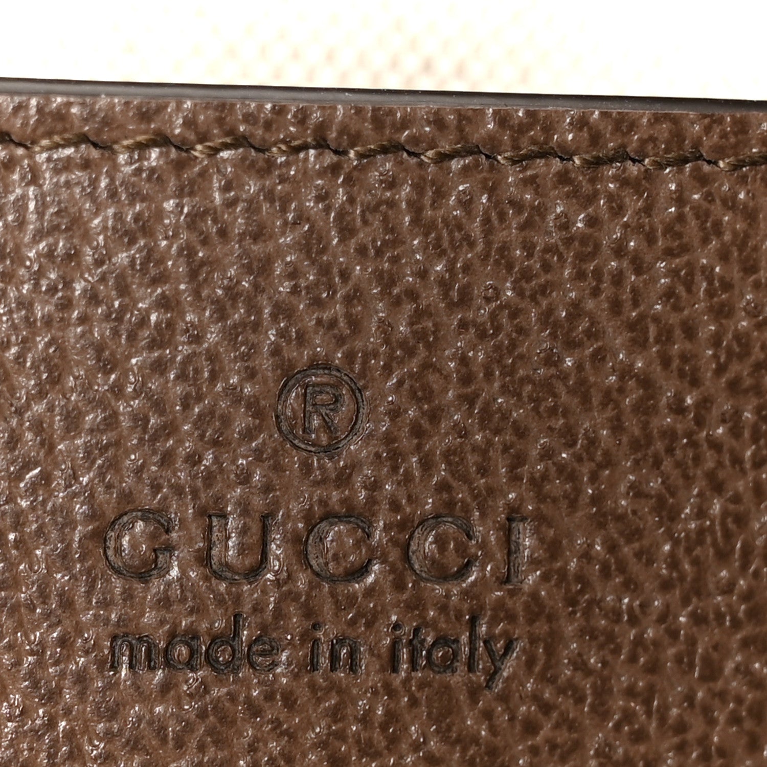GG Supreme Monogram Textured Dollar Calfskin Web Small Ophidia GG Handbag Beige Ebony New Acero