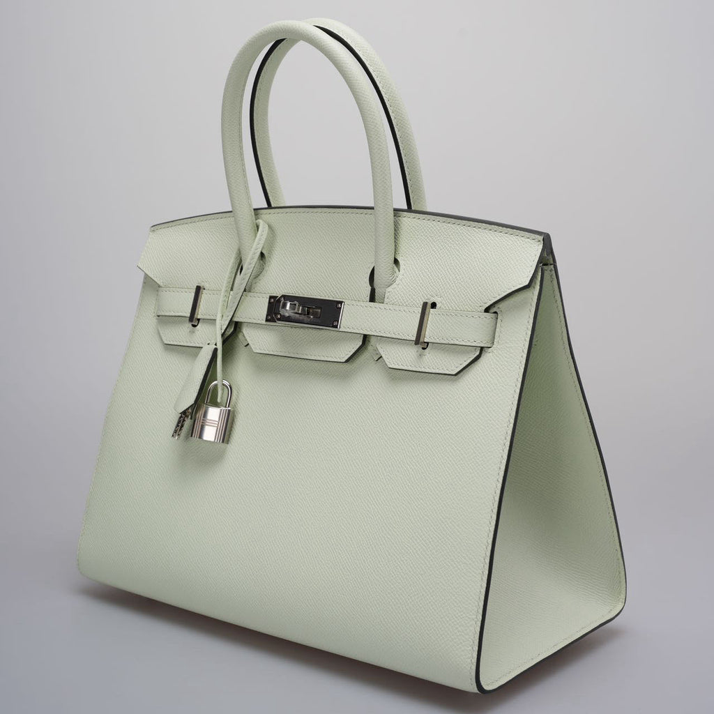 Part 2 Hermes Birkin Sellier 30 Bag In Vert Fizz Epsom Leather With Palladium Hardware from 2023