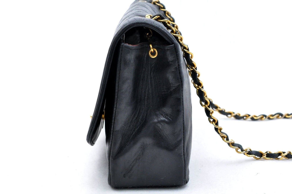 Chanel Shoulder Bag - Vintage Chanel Lambskin Chain Bag