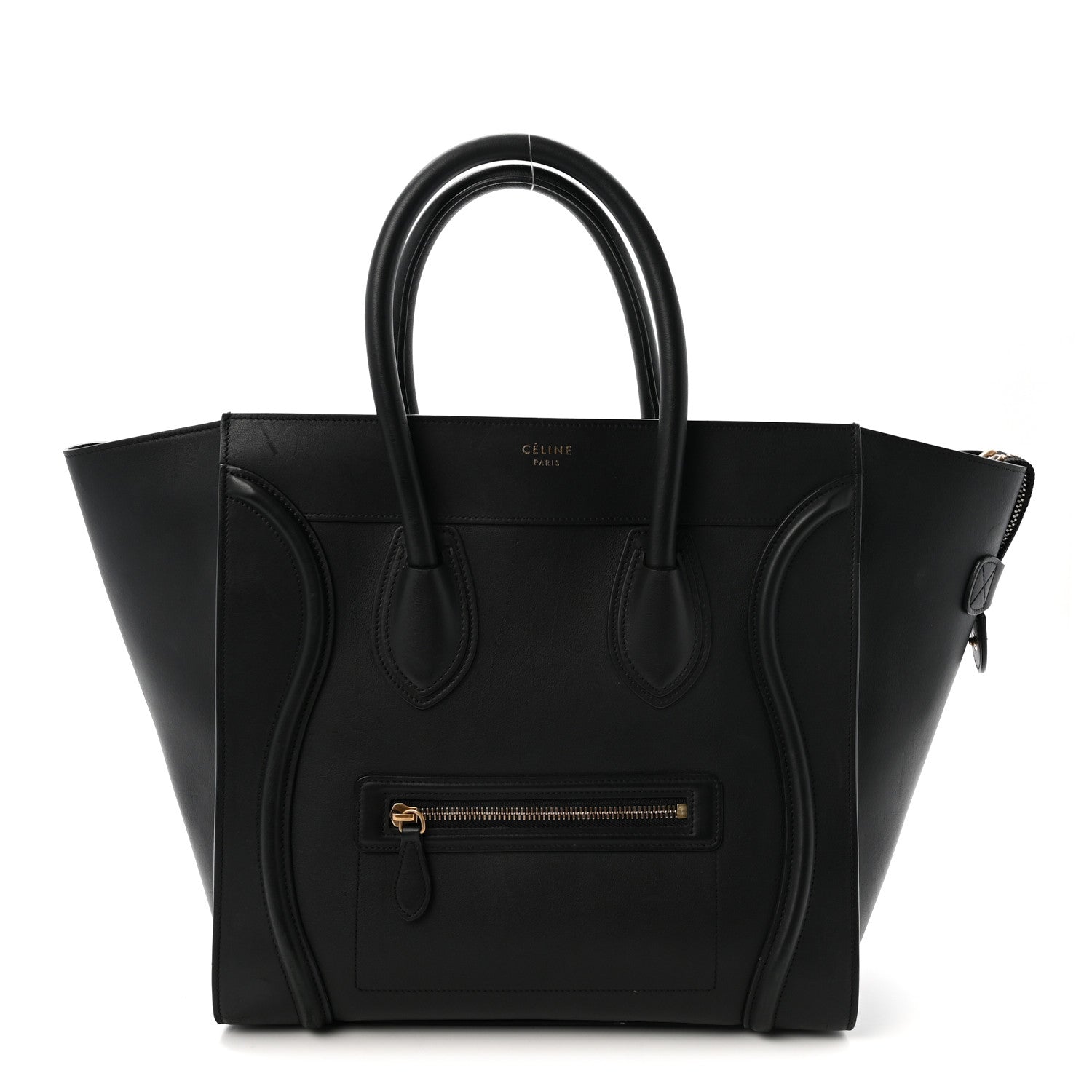 Smooth Calfskin Mini Luggage Black