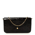 Vernis Pochette Felicie Chain Wallet Amarante