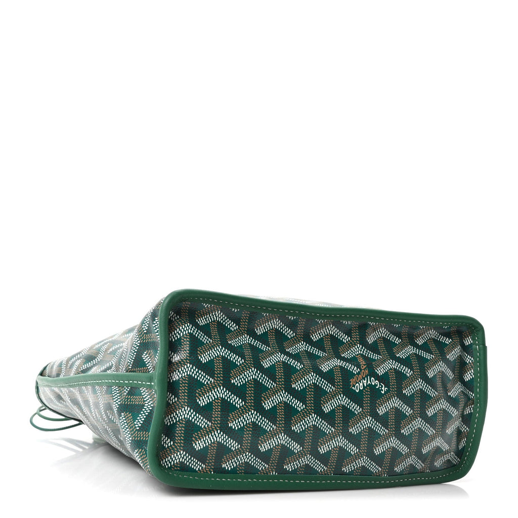 Goyardine Reversible Mini Anjou Green
