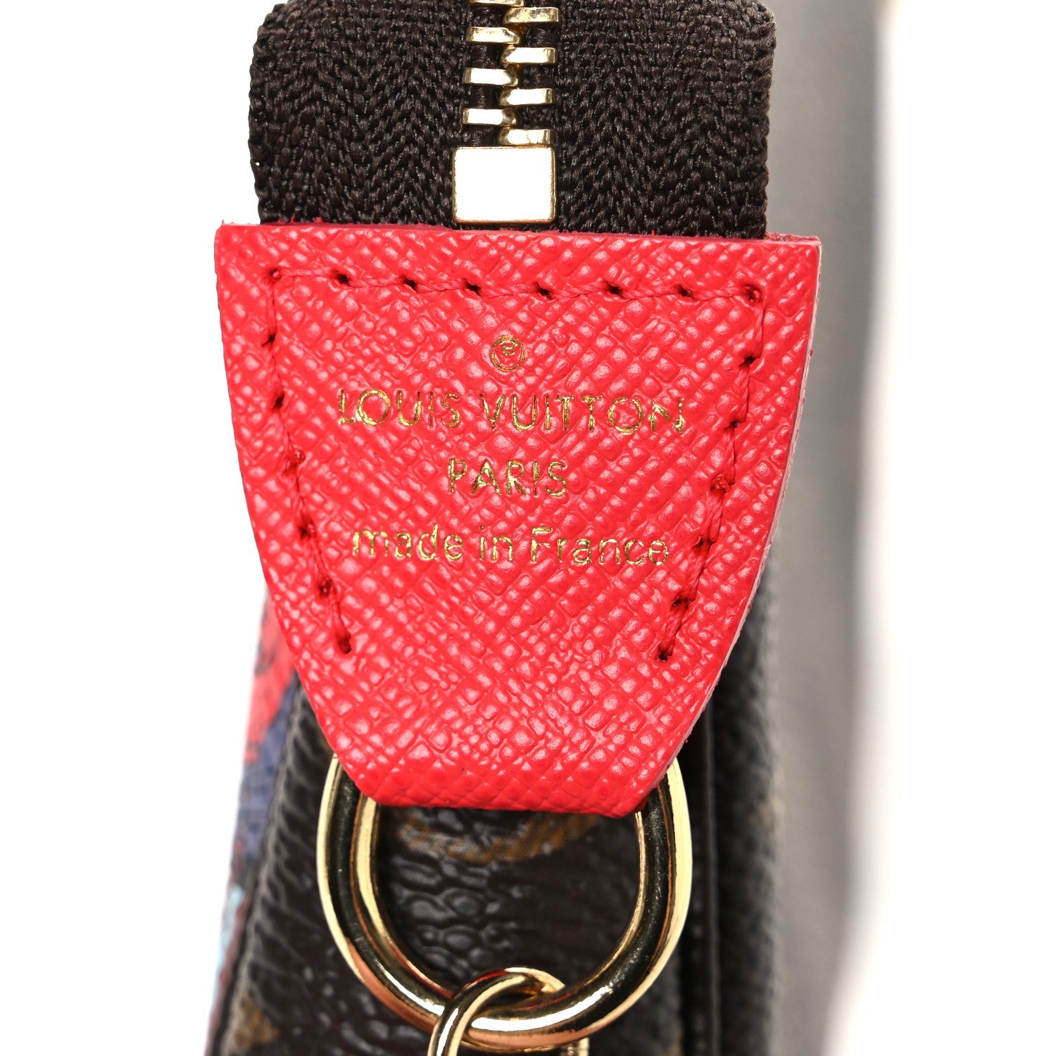 Monogram 2022 Christmas Animation Mini Pochette Accessories Red