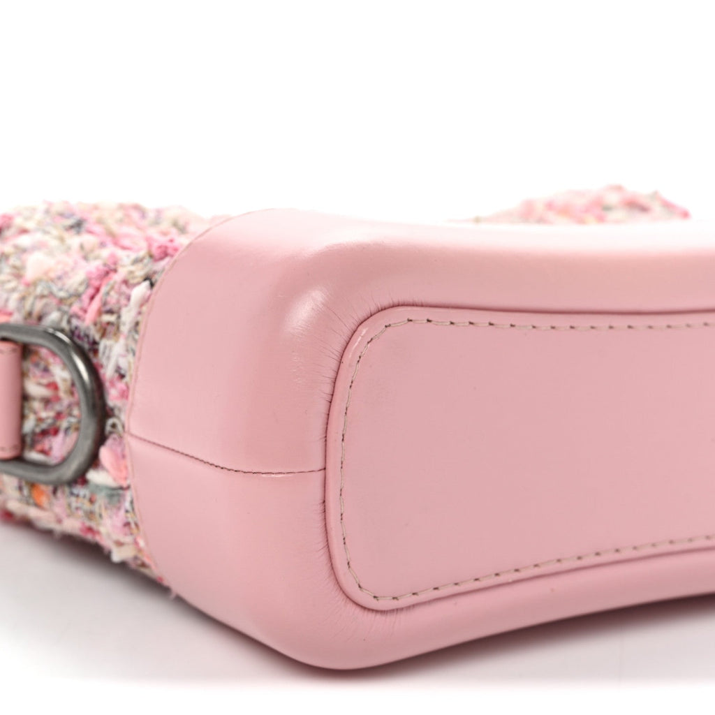 Tweed Calfskin Small Gabrielle Hobo Light Pink