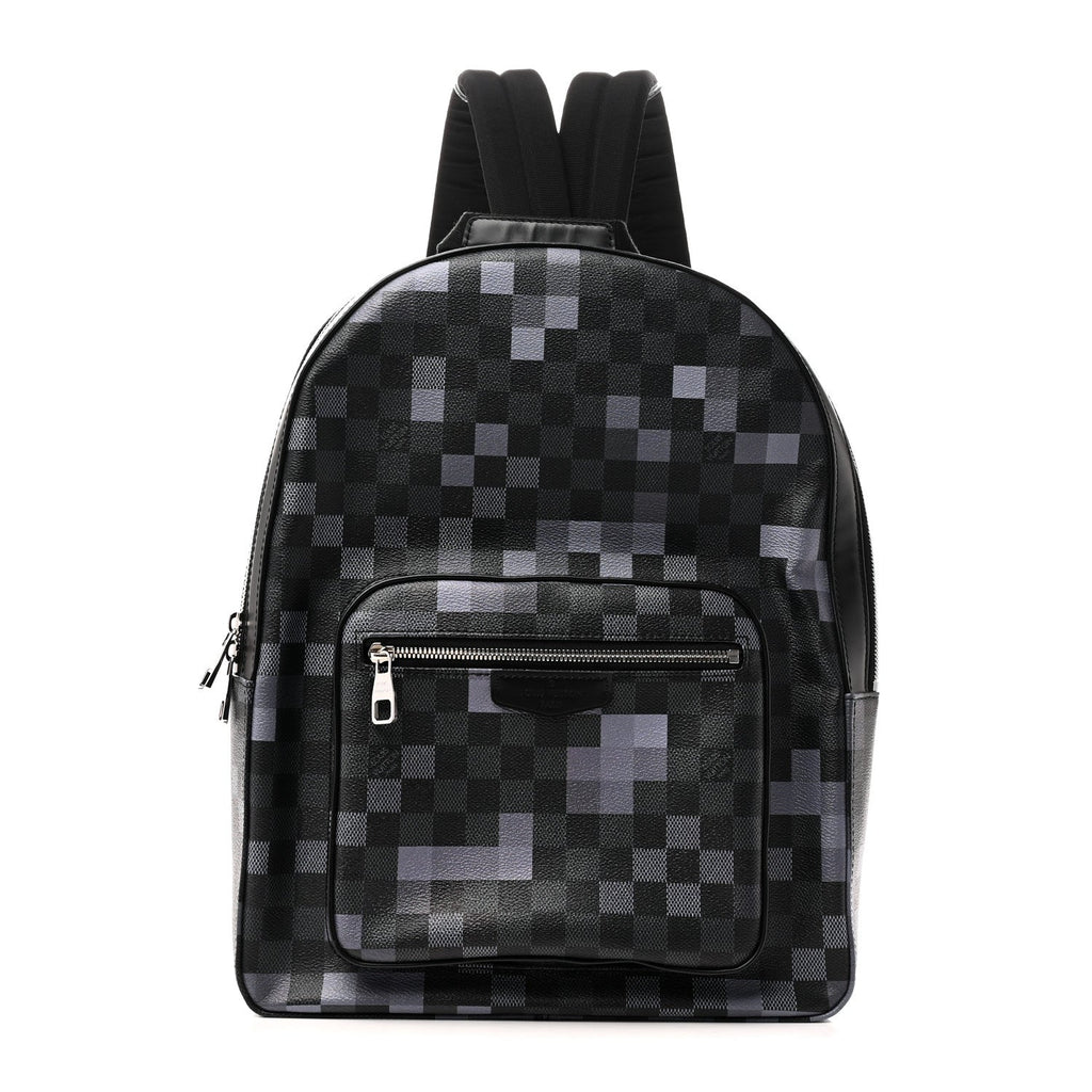 Damier Graphite Pixel Josh Backpack Gris