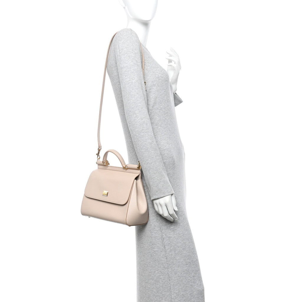 Dauphine Medium Miss Sicily Satchel Rose Carne