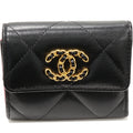 Chanel CHANEL19 Small Flap Wallet Lambskin Wallet