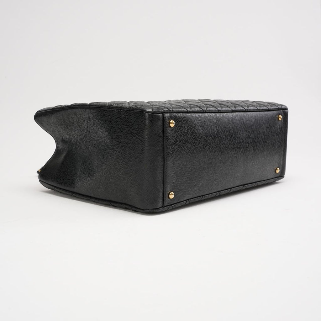 Chanel Grand Shopping Tote Black GST Caviar 2014