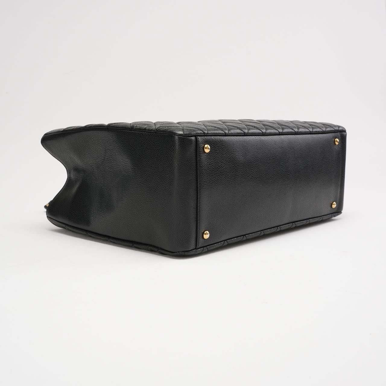 Chanel Grand Shopping Tote Black GST Caviar 2014