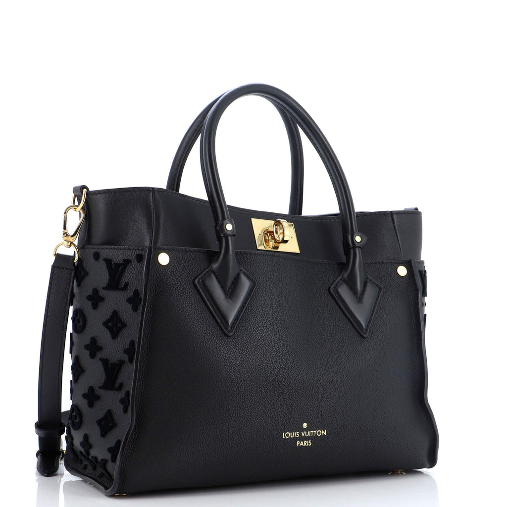 Louis Vuitton On My Side Tote Monogram Tuffetage Leather MM