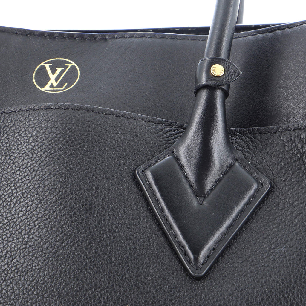 Louis Vuitton On My Side Tote Monogram Tuffetage Leather MM