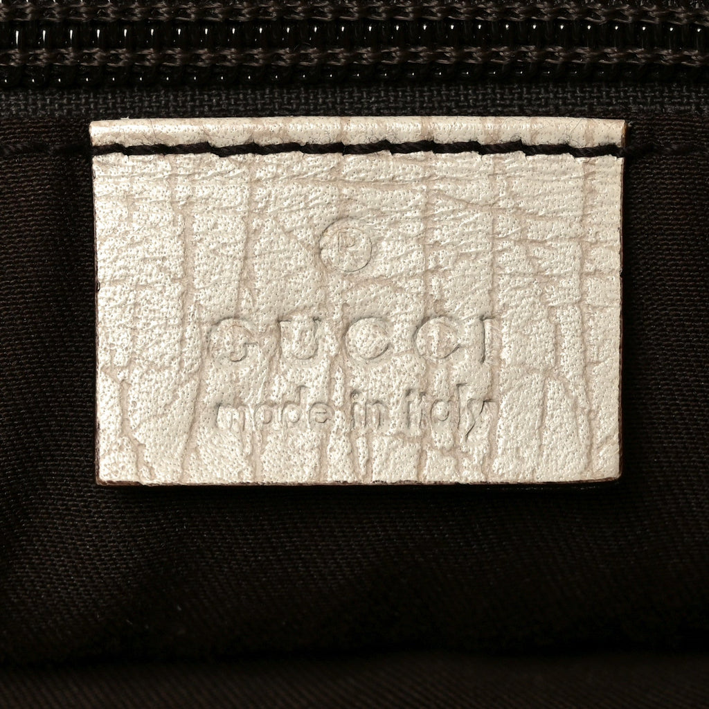 GG Plus Monogram Small Vertical Tote Off White