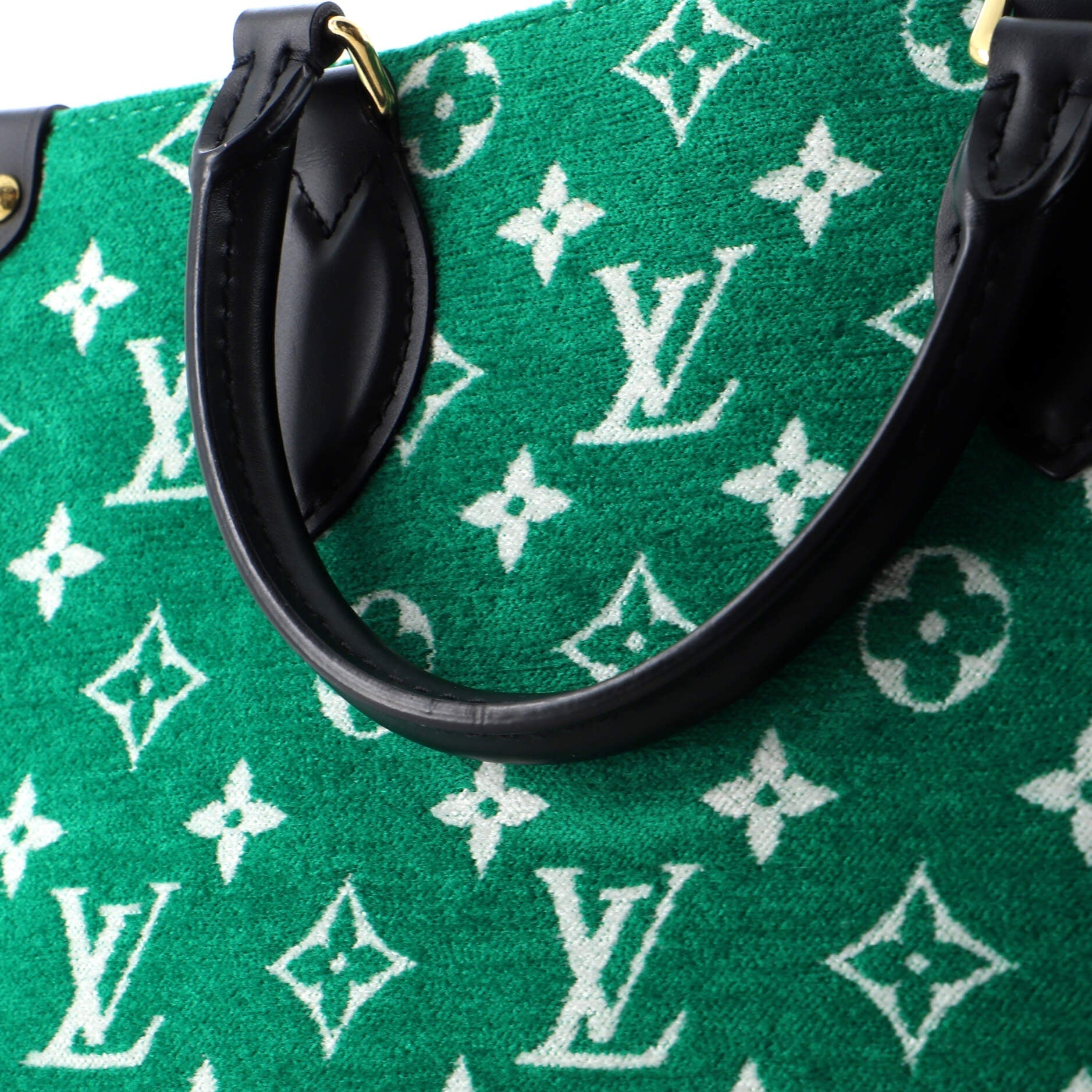 Louis Vuitton OnTheGo Tote LV Match Monogram Jacquard Velvet PM