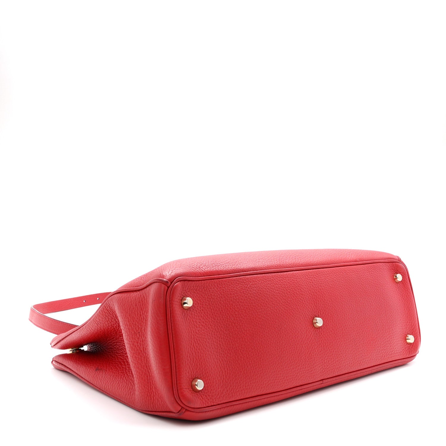 Calfskin Medium Diorissimo Tote Red